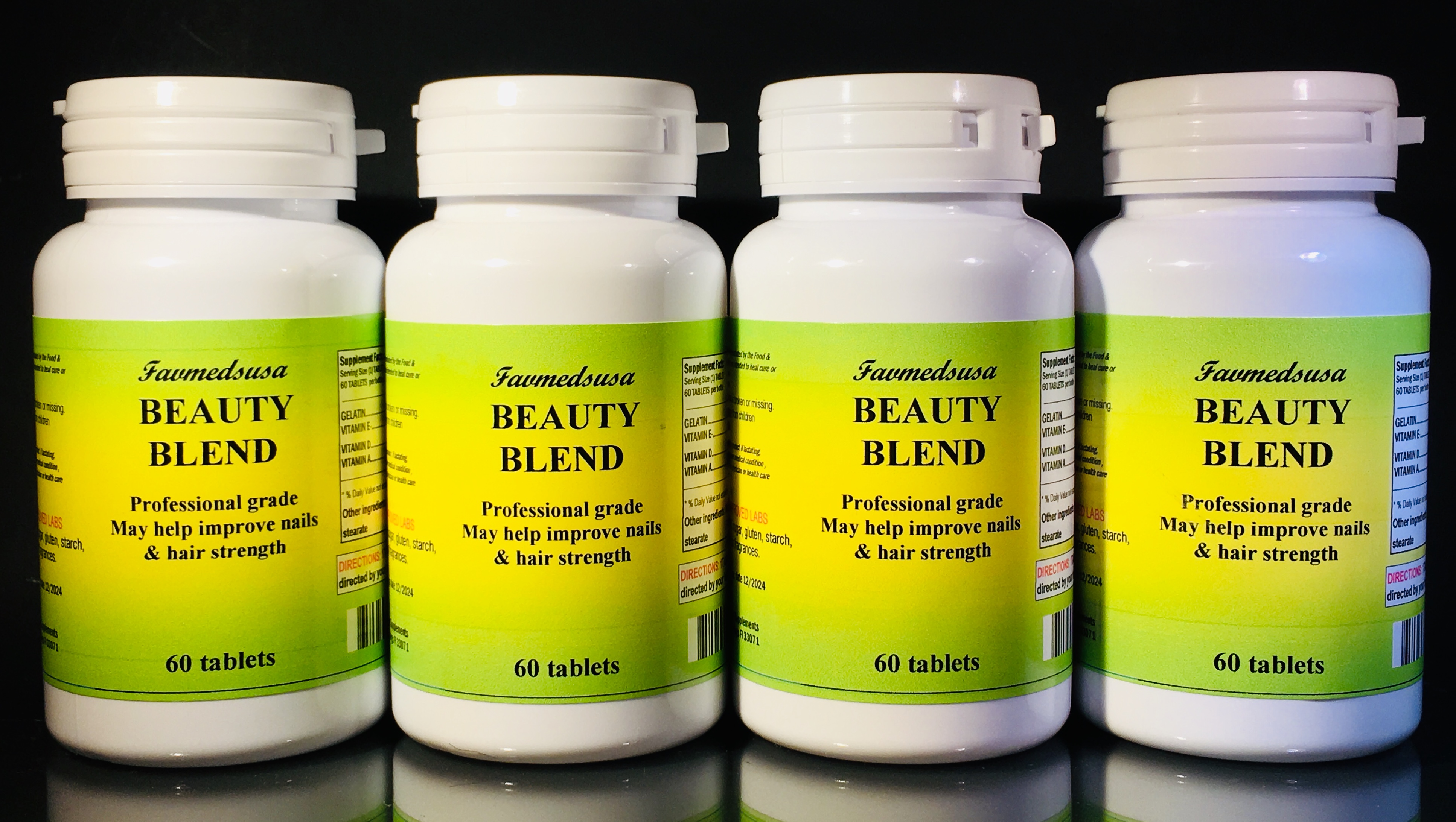 Beauty Blend b-Vitamins - 240 (4x60) tablets